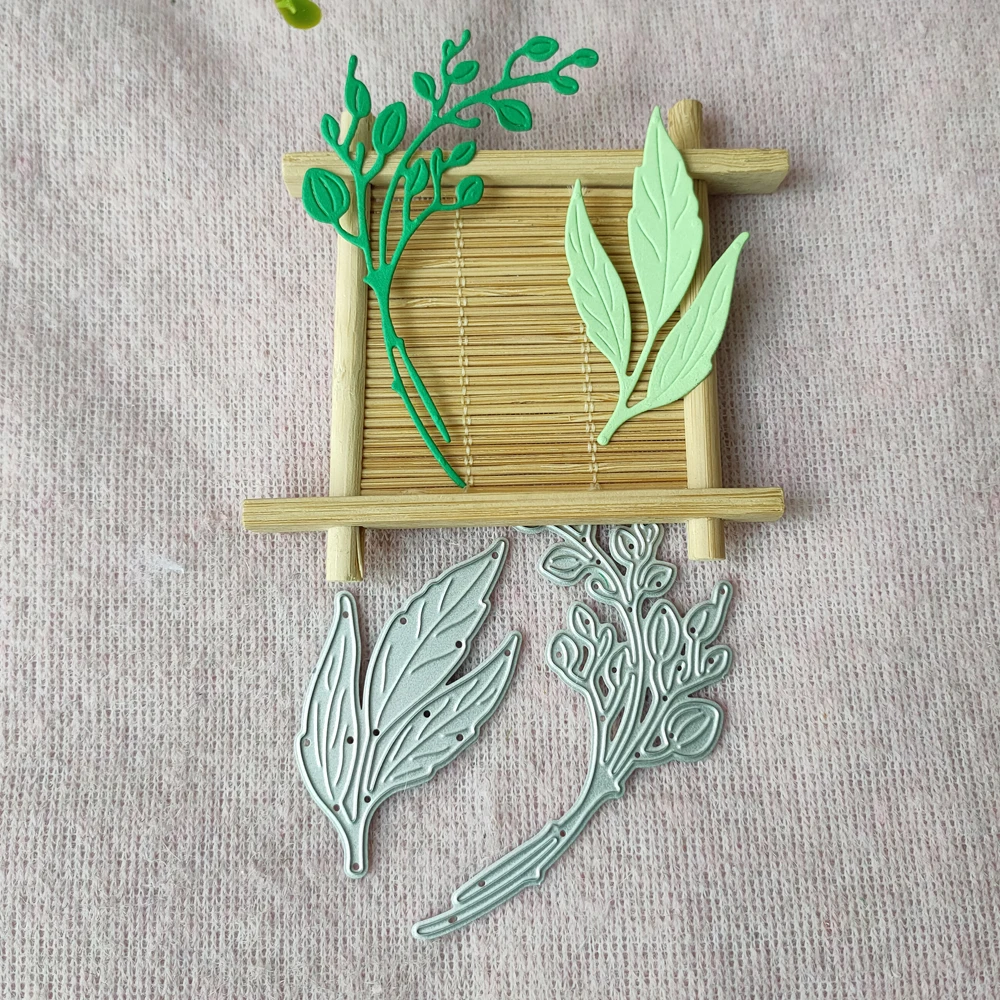

New Branches and leaves Cutting Dies Stencils for DIY Scrapbooking photo album Decorative Embossing DIY Paper Cards