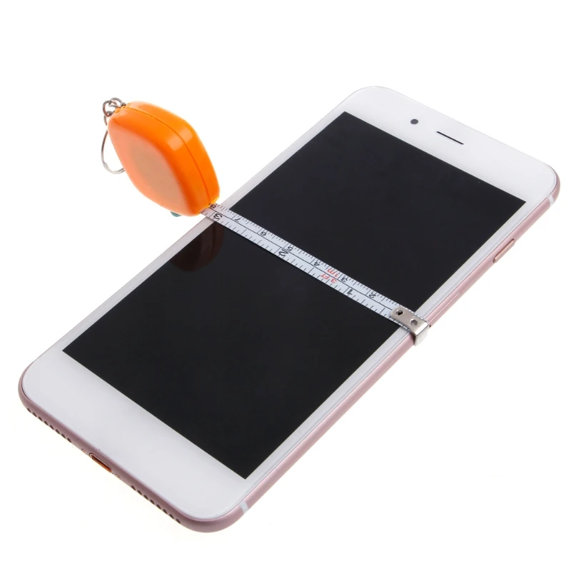 Tape Measure Easy Retractable Ruler Tape Measure Mini Portable Pull Ruler Keychain 1m/3ft