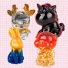 1pc 3D Animal Resin Molds Wolf Rabbit Dog Bear Epoxy Silicone Moulds DIY Crafts Casting Mold For Home Accessories - 3