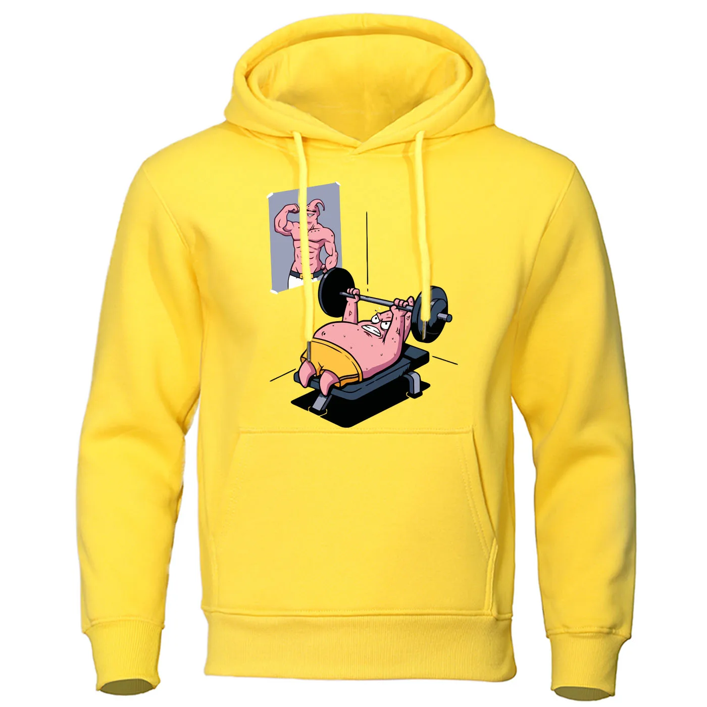 Новинка 2019 модные толстовки для мужчин Majin Buu свитшоты с капюшоном фитнеса