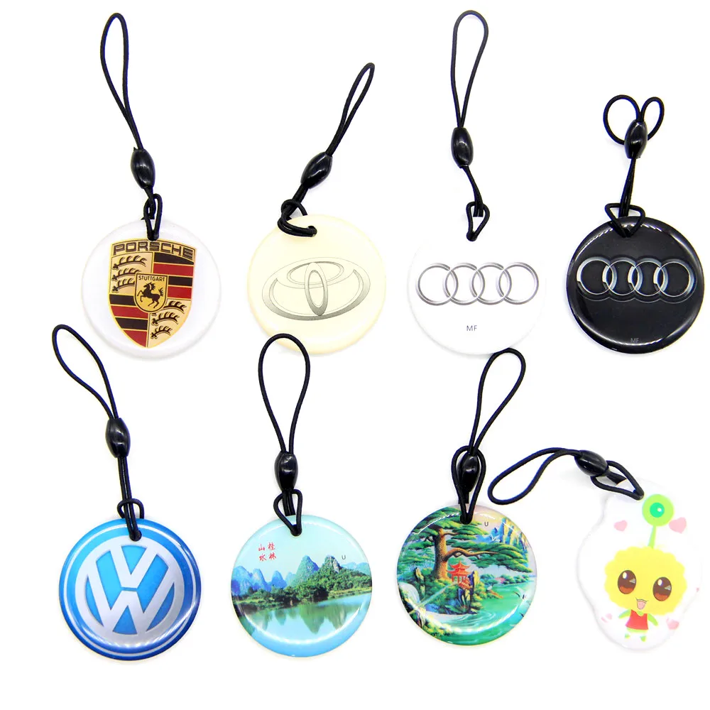 

1pcs 13.56Mhz UID Changeable 1K S50 NFC Card Rewritable Keychain Keyfob Key Tag Block 0 for Copier Writer Duplicator Copy Card