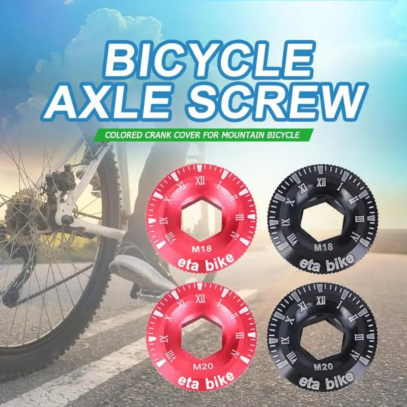 

M18/M20 Crank Fixing Bolts Cap New and High Quality Lightweight Practical Bicycle Bolt Hollow Fixing Crank Arm Bolt Cap Tool