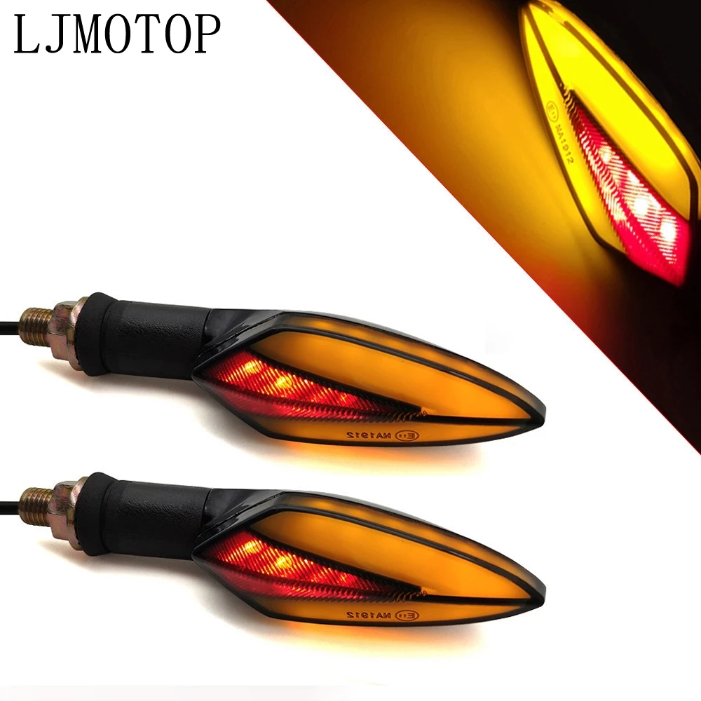 

Universal Motorcycle LED Turn Signals Light Indicator signal Light tail light For Ducati 748 SS750 SS800 SS900 Monster 900 916