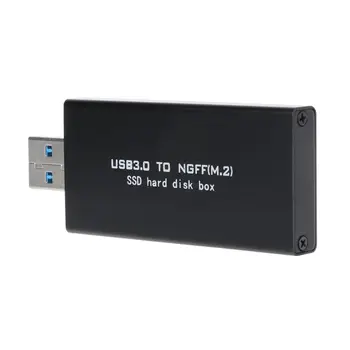 

USB3.0 to NGFF Enclosure External NGFF M.2 SSD to USB 3.0 Case for M.2 NGFF B B+M Key 2242 42MM SSD Adapter