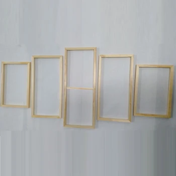 

5 Panel Wood Frame Set for Canvas Oil Painting Tool Custom DIY Inner Wooden Frame for Painter Gallery Prints