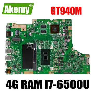 

AKEMY TP501UB Laptop Motherboard For Asus VivoBook Flip TP501U TP501UB TP501UQ Mainboard 100% test Ok 4GRAM I7-6500U GT940M