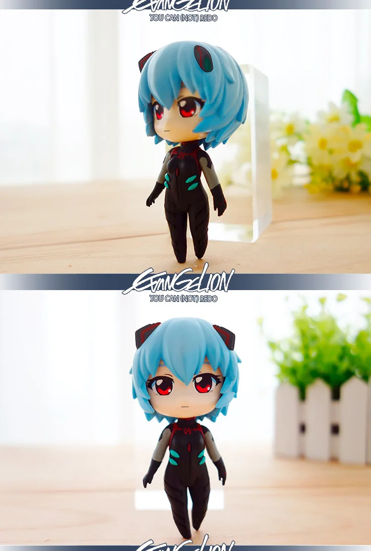 Новинка 2 шт./комплект, Q версия EVA Soryu Asuka lanсерый и Collectible Коллекционные фигурки, подарочные модельные Игрушки для мальчиков