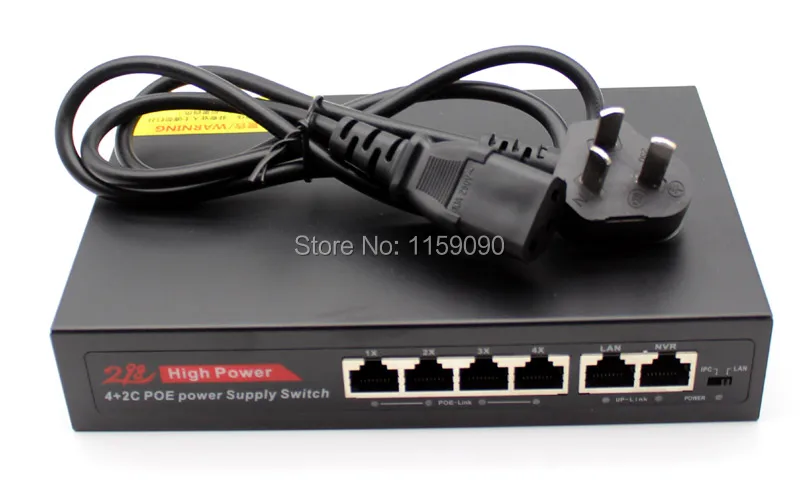 24 16 8 4 порта умный POE коммутатор питания DC52V Ethernet 10/100 Мбит/с IEEE802.3af/at для ip-камеры
