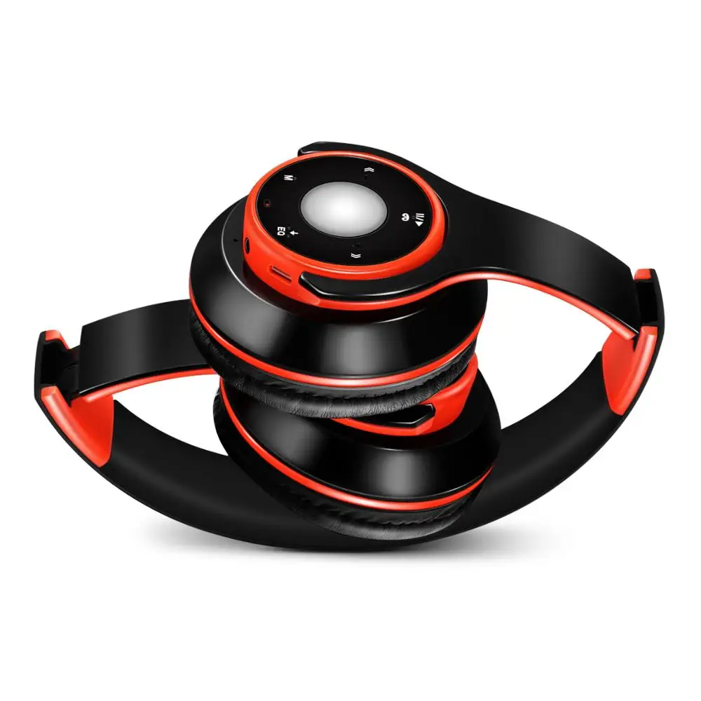 wireless headset Bluetooth earphones and headphone for girls samsung sport and SD card with mic HIFI stereo headphone in phone