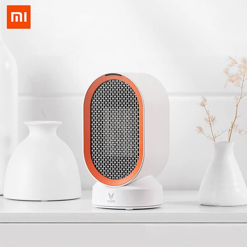 XIAOMI MIJIA VIOMI электрические обогреватели вентилятор Столешница Мини домашняя комната Удобный Быстрый энергосберегающий обогреватель для зимы PTC керамический нагрев - Цвет: White