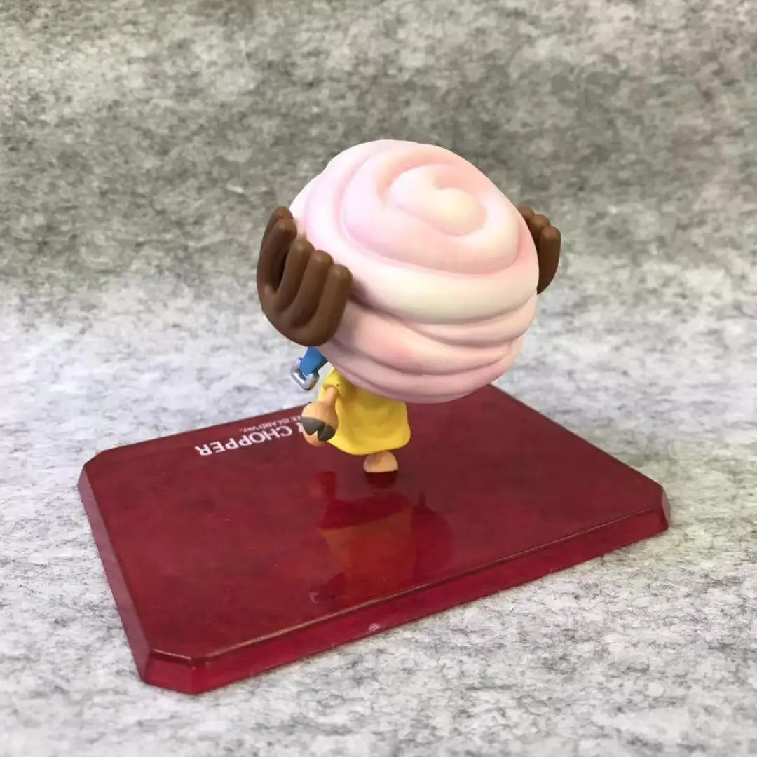One Piece 117Generation Straw Hat Mission Chopper Marshmallow Edition Cake Island Action Humanoid Boxed Model Childrens Gift