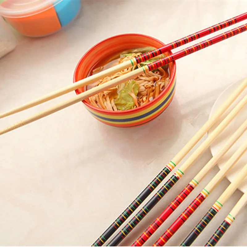 1 пара многоразовых длинных палочек для еды, для приготовления лапши, для жарки во фритюре, горячий горшок, традиционный китайский стиль, бамбуковый ресторан, кухонные инструменты для суши