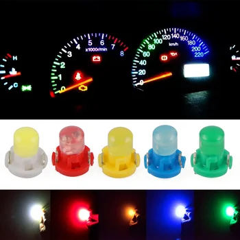 

10Pcs Universal Car T3 Neo Wedge LED Instrument Cluster Dash Panel Climate Lights Bulbs
