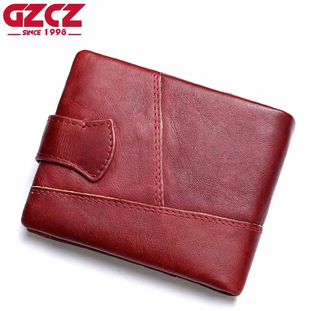 GZCZ натуральная кожа женский короткий кошелек и кошельки Кошелек для монет женский маленький Portomonee Walet Lady Perse для женщин сумка для денег