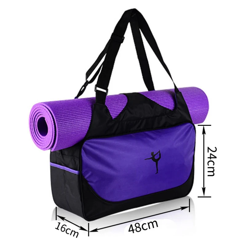 Large-capacity Yoga Mat Backpack Waterproof Yoga Bag Sports Fitness Bags Outdoor Travel Handbag Swimming Bag