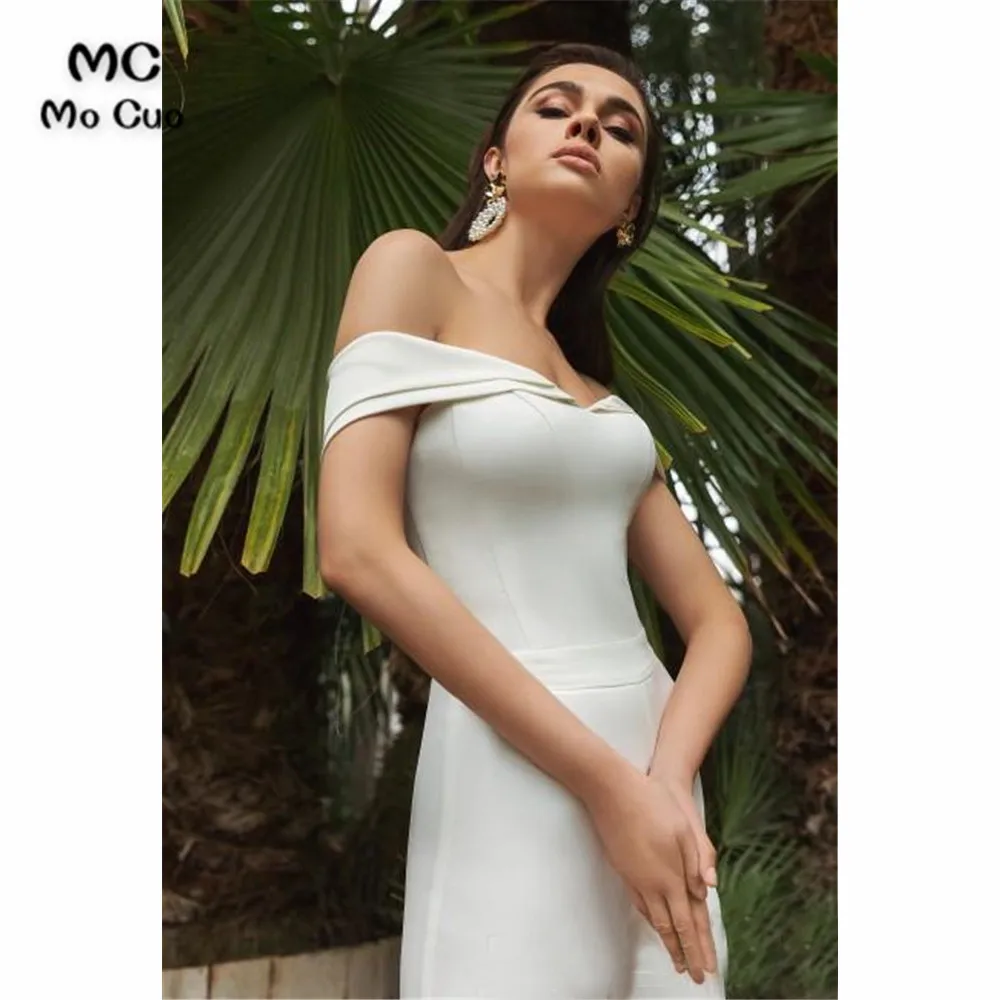 2020 Off Shoulder Evening Dresses High Quality Satin Women Jumpsuits Prom Dress Long Robe Vestido Sereia Formal Party Gowns (2)