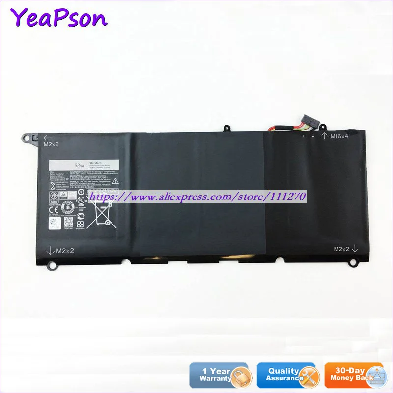 Аккумулятор Yeapson JD25G 0DRRP 0N7T6 5K9CP для ноутбука Dell XPS 13 7 4 9343 9350 | Компьютеры и офис