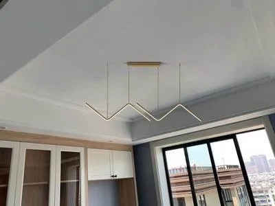 Modern LED dining room chandelier lighting Nordic restaurant long hanging lights office fixtures Bar illumination study lamps Modern LED dining room chandelier lighting Nordic restaurant long hanging lights office fixtures Bar illumination study lamps