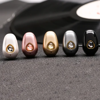 

FOOVDO Mini Wireless Earphone in Ear Earphones Bluetooth with Mic Handsfree Headset Business Earbuds For Smart Phone