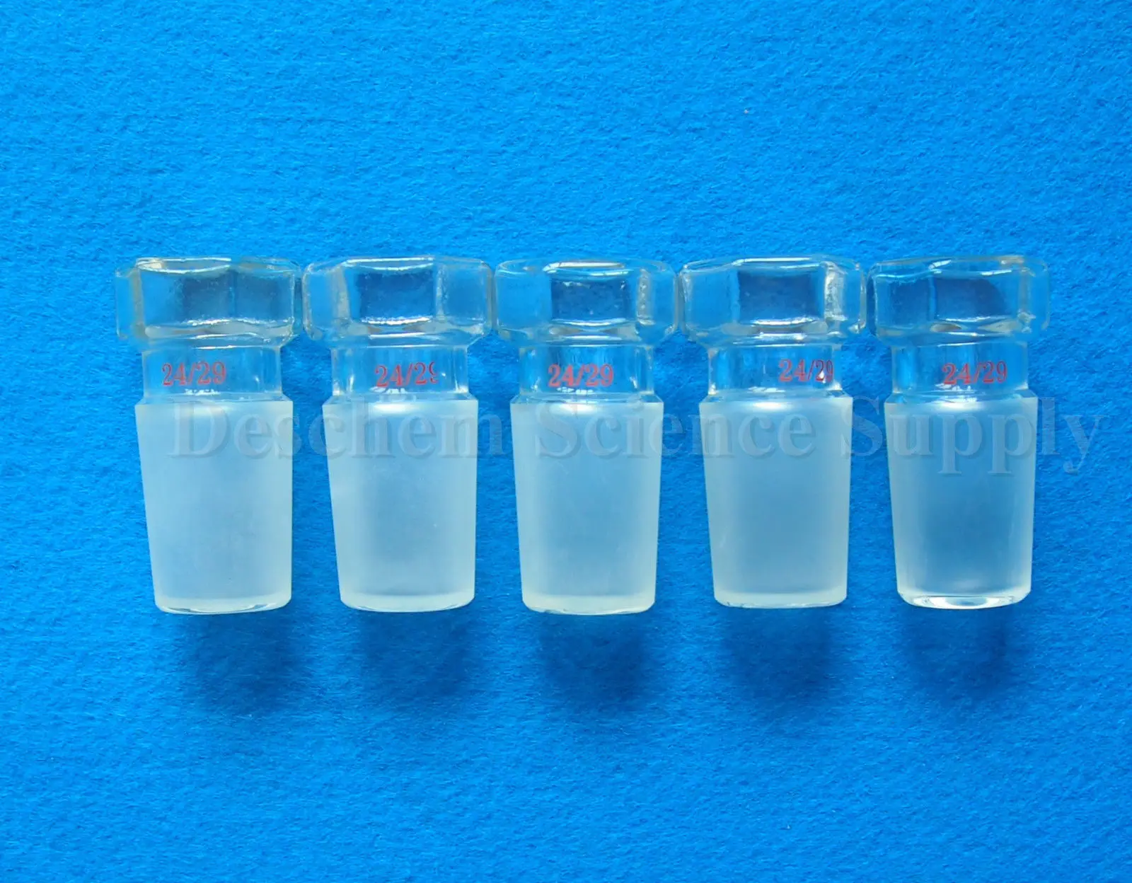 24/29,Glass Stopper,5 Pcs/Lot,Hexagonal Plug,Laboratory Chemical Glassware