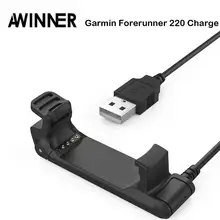 AWINNER 1 м usb зарядный док-кабель адаптер передачи данных синхронизации зарядный кабель Линия для Garmin Forerunner 220 бег Смарт-часы