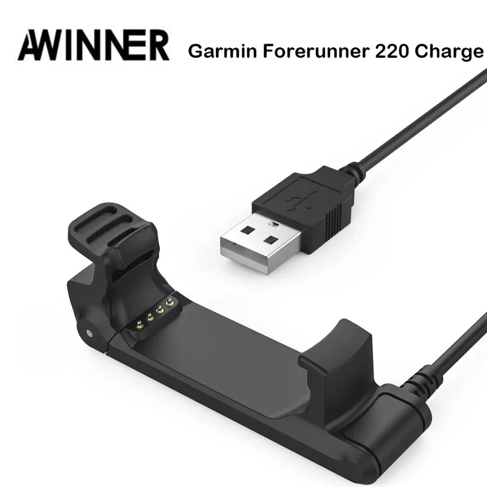 

AWINNER 1m USB Charging Dock Cable Adapter Data Transfer Sync Charge Cable Line For Garmin Forerunner 220 Running Smart Watch