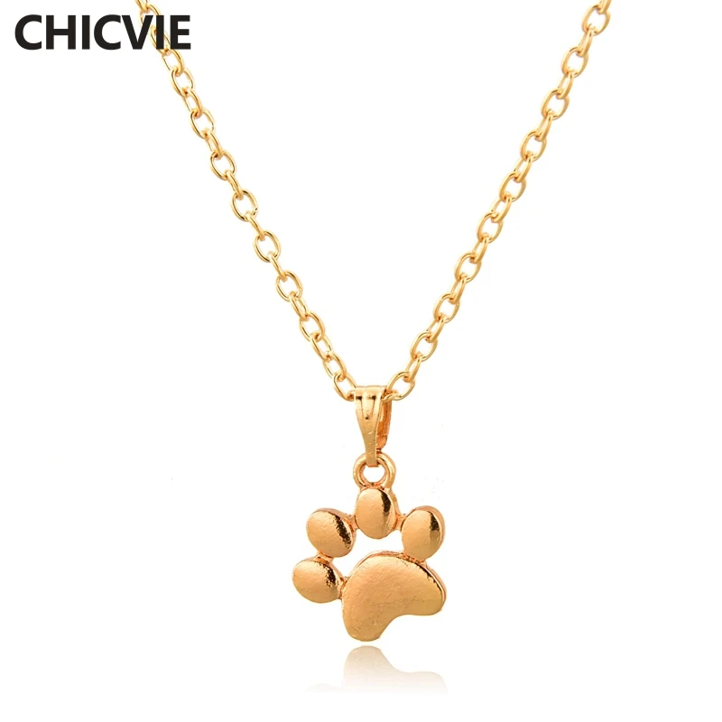 CHICVIE золотые подвески в виде животных и собак женские ювелирные изделия