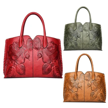

Women's Leather Handbags Luxury Handbags Women's Fashion Embossed Messenger Bags Brand Handbags Tote Bag