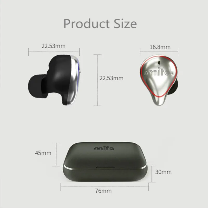 Портативный мини Беспроводной Bluetooth 5,0 наушники Водонепроницаемый пыле звука HiFi музыкальные наушники с зарядный чехол Fone De Ouvido