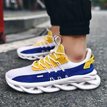 

New Men's Shoes Fashion Sports Outdoor Sneakers Breathable Mesh Running Shoes Youth Campus Students Running Shoes