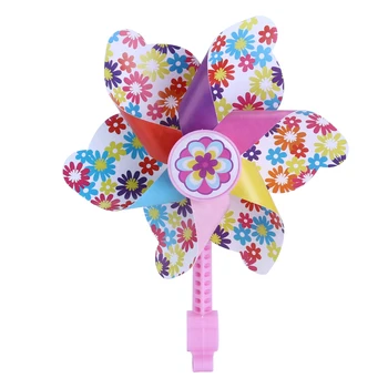 

Children Bike Handlebar Flower Pinwheel Windmill Decoration for Kid's Bicycle Scooter