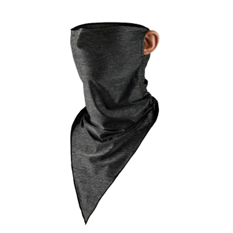 Multifunction Summer Riding Magic Headscarf Outdoor Sports Windproof Ice Silk Triangle Sunscreen Mask mens white scarf Scarves