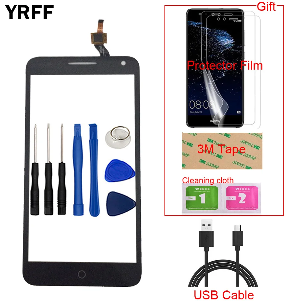 

Mobile Front Touch For Alcatel One Touch Pop 3 5.5 OT5025 5025D 5025 Touch Screen Glass Digitizer Panel Sensor Capacitive