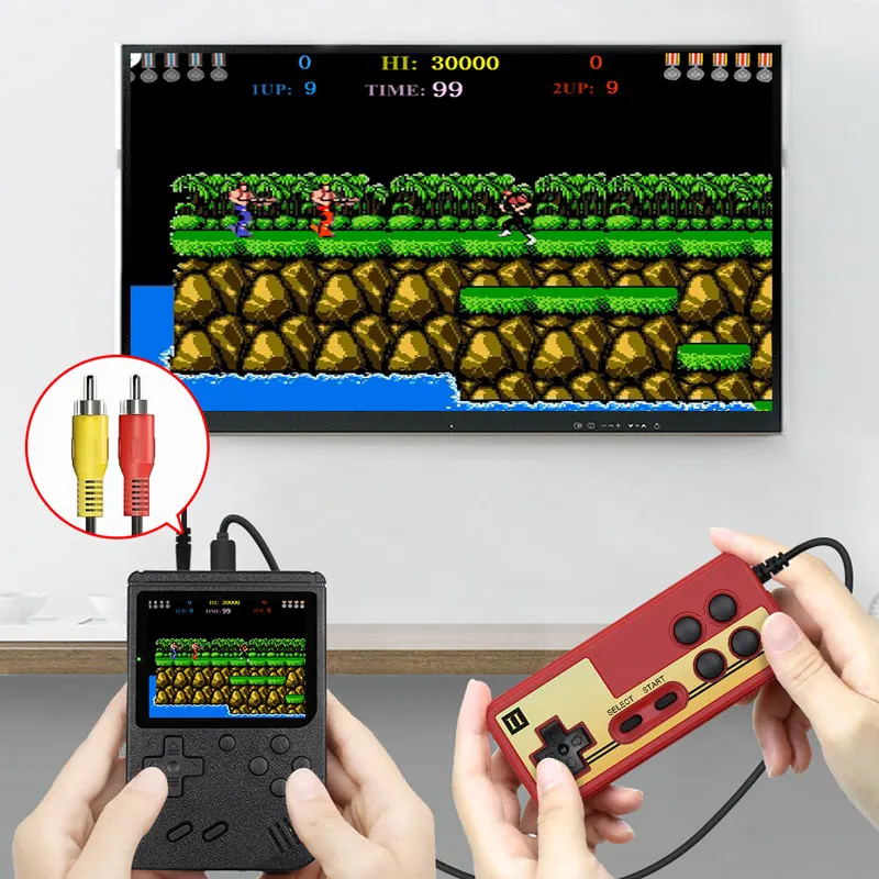 Retro Portable Mini Handheld Game Console 1020mAh Battery 3.0 Inch Color LCD Kids Color Game Player Built-in 400 games Retro Portable Mini Handheld Game Console 1020mAh Battery 3.0 Inch Color LCD Kids Color Game Player Built-in 400 games