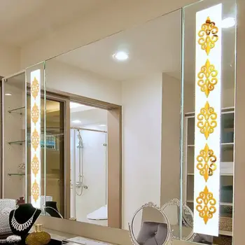 

10pcs Self-adhesive Tiles 3D Mirror Wall Stickers Wall Decal Home Decor Poster K1MF