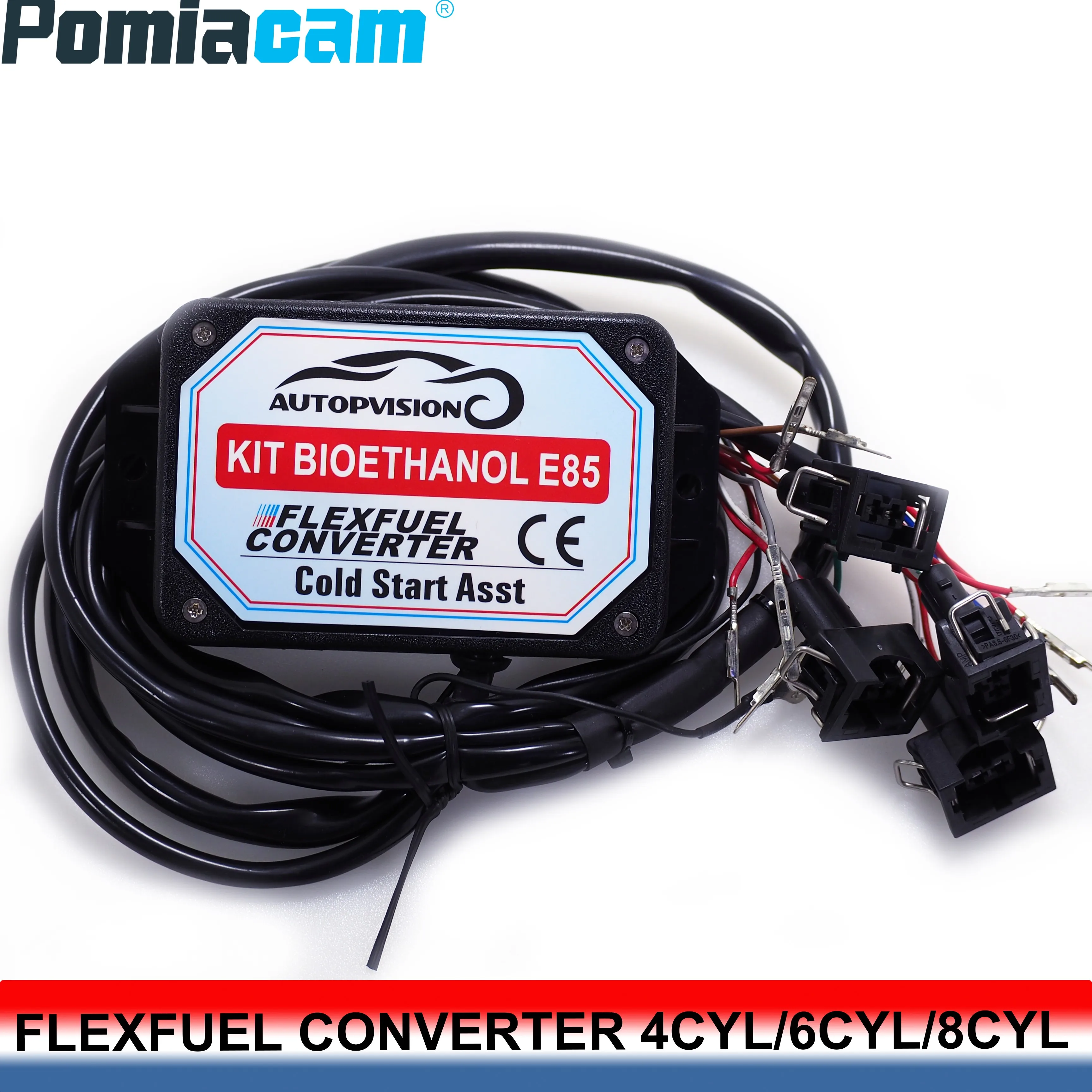 E85 4cyl 6cyl 8cyl автомобильный конверсионный комплект гибкого топлива этанол