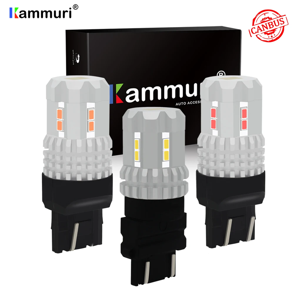 Kamuri Canbus W21/5 W W21W Автомобильный светодиодный T20 7440 7443 SRCK W21 5W P27/5 3156 3157 led 12V