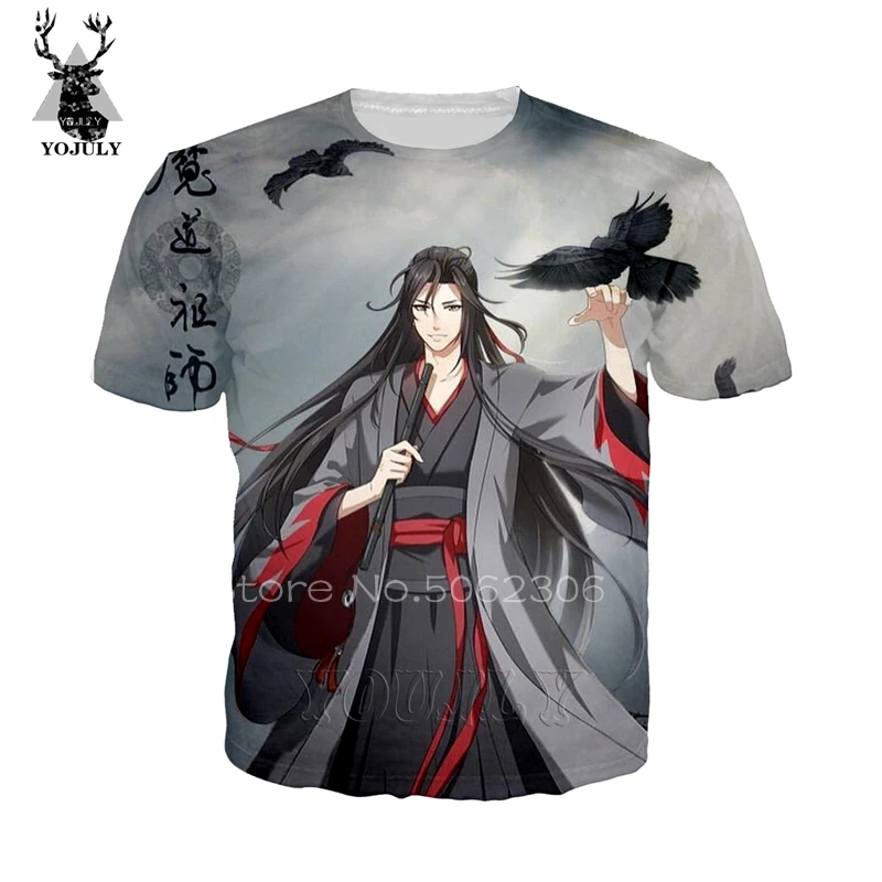 Mo Dao Zu Shi футболка off white wei wu xian футболка мужские 3D футболки косплей lil открытый o-образный вырез Топы уличная странные вещи 368