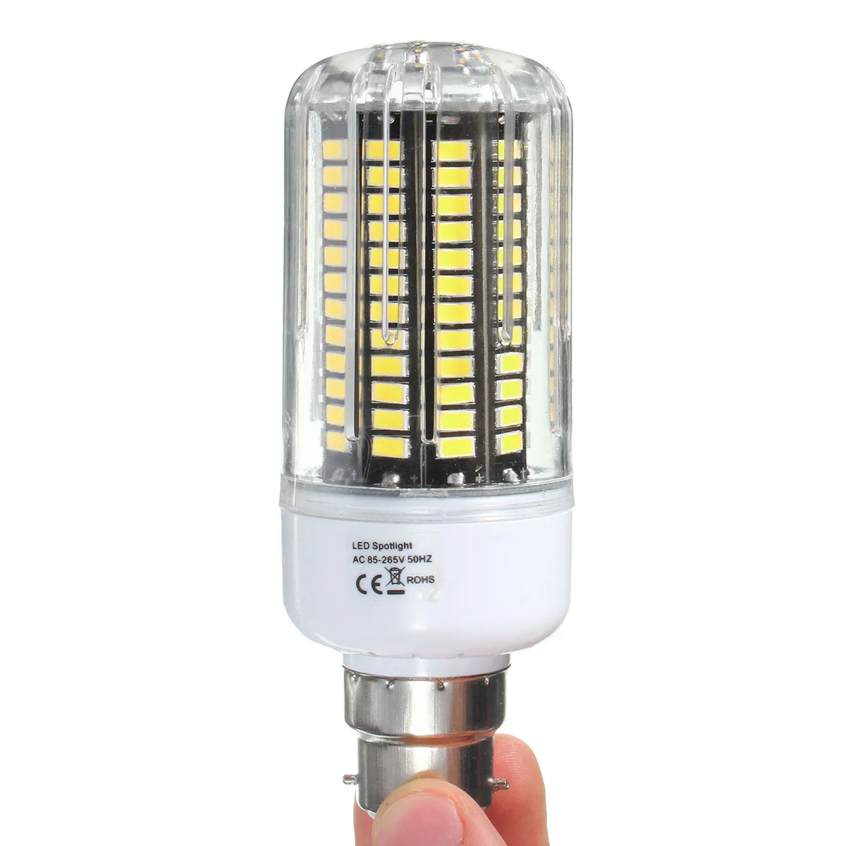 B22 E17 E12 E14 E27 140 SMD 5736 светодиодный 18 Вт лампы типа Корн светодиодная крышка для ПК лампочка лампа AC85-265V