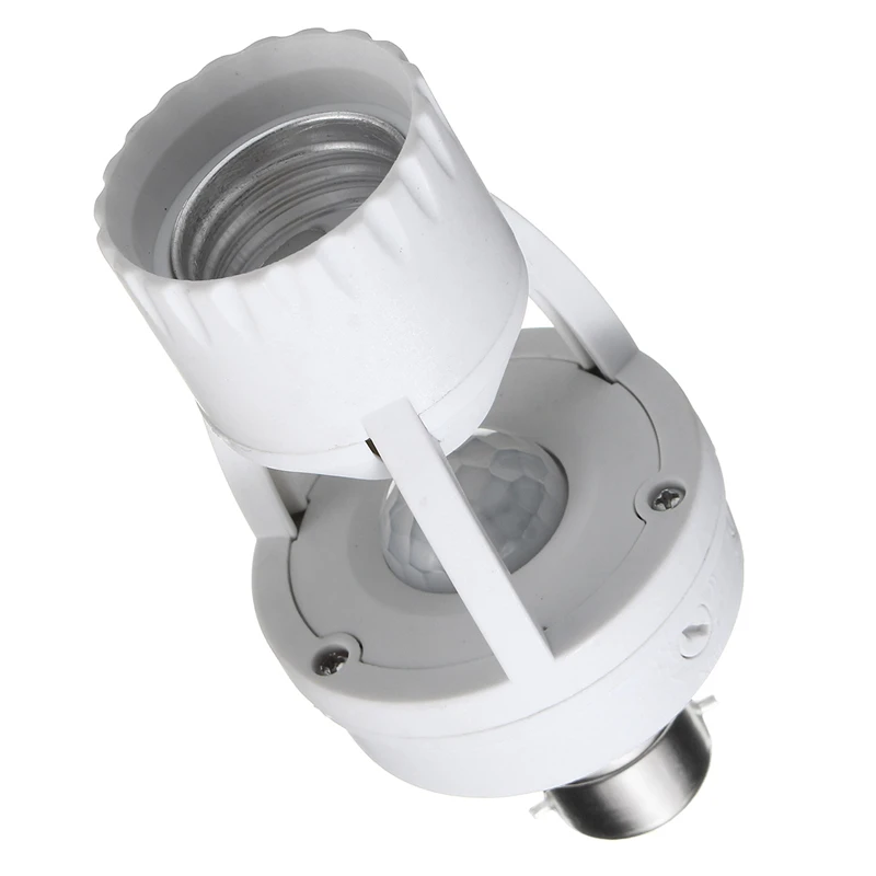 CLAITE AC110-240V B22 к E27 светодиодный инфракрасный датчик движения из PIR винт база держатель лампы переключатель гнездо PBT для украшения дома управление