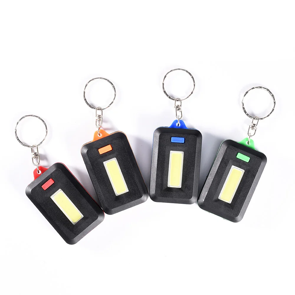 4 COB LEDs Мини COB светодиодный Sleutelhanger Zaklamp Sleutelhanger Draagbare Sleutelhanger вспышка лампа Zaklamp Noodverlichting - Испускаемый цвет: 4 COB LEDs