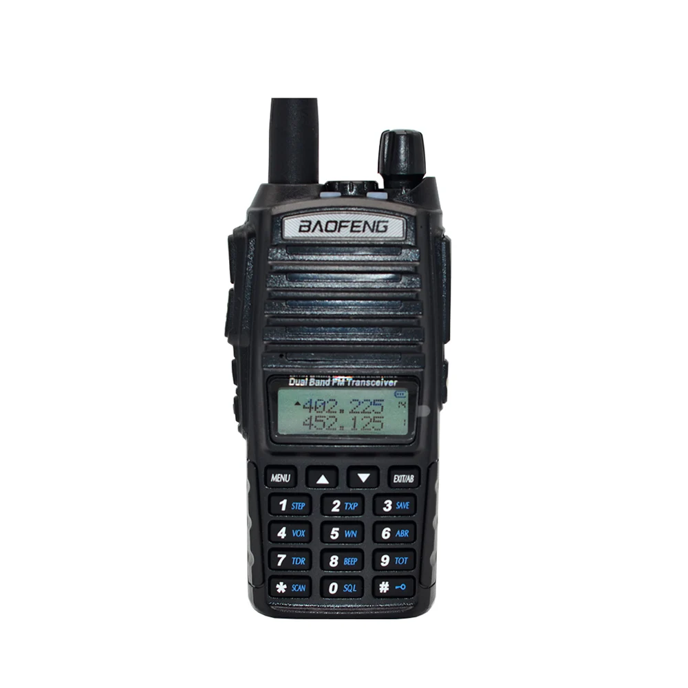 10 шт. Baofeng UV-82 рация Двухдиапазонная VHF UHF 136-174 400-520MHz радиостанция двухсторонняя радиоприемопередатчик