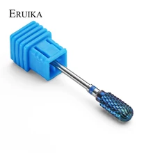 ERUIKA, 1 шт., твердосплавное сверло для ногтей с нано покрытием, электрический аппарат для маникюра, полированные аксессуары, инструменты для ногтей