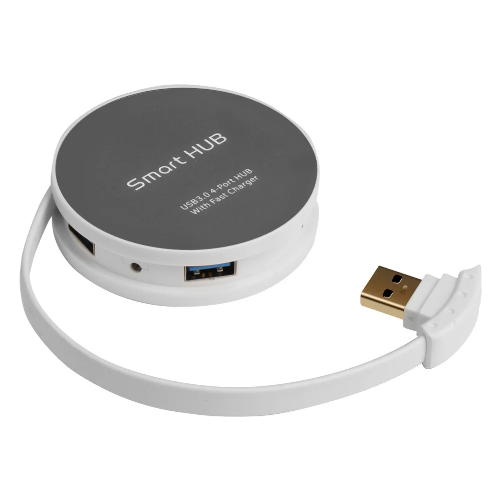 USB3.0 концентратор разветвитель 4 порта круглый сетевой концентратор
