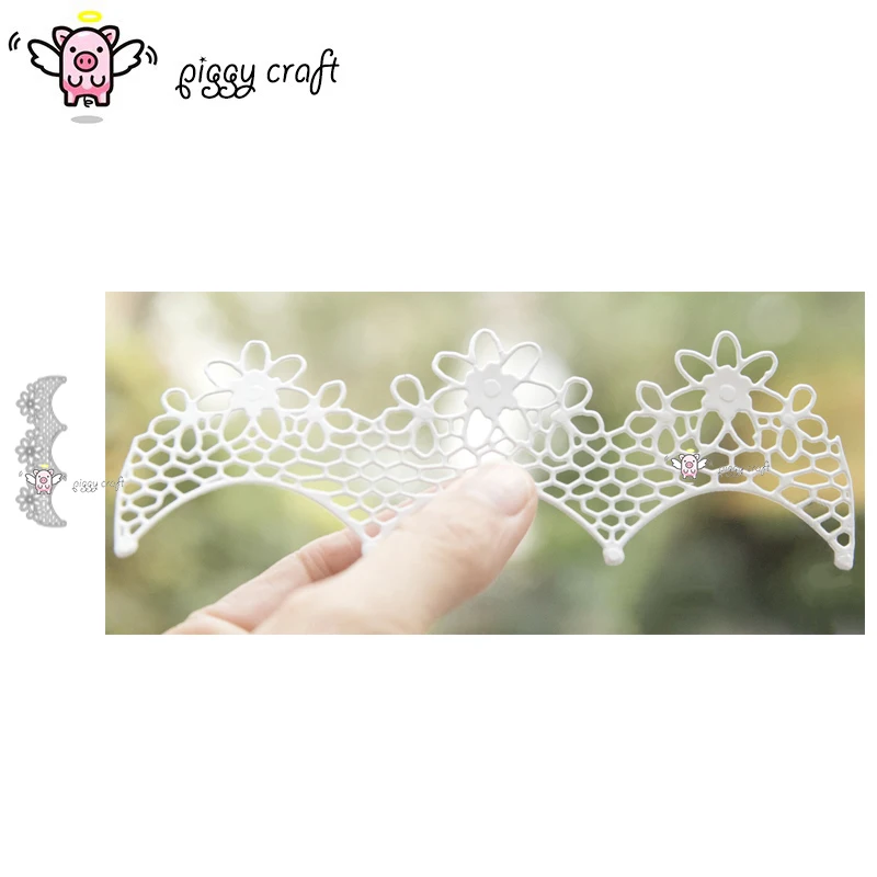Металлические Вырубные штампы форма для вырезания сетка кружево цветок края