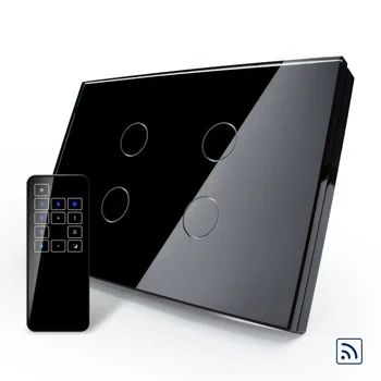 

Livolo US/AU, Smart Switch, Crystal Glass Panel, Remote Touch Screen Light Switch With Touch Remote,VL-C304R-82&VL-RMT-03