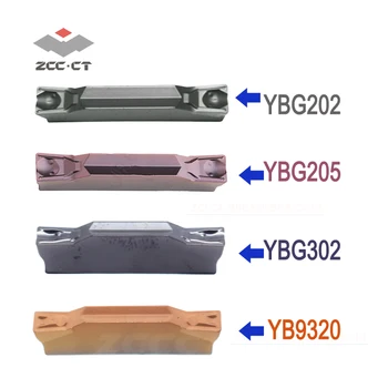 

10pcs ZCC 3mm carbide parting inserts ZTFD0303-MG ZTFD0303-MM for metal cut MGMN300