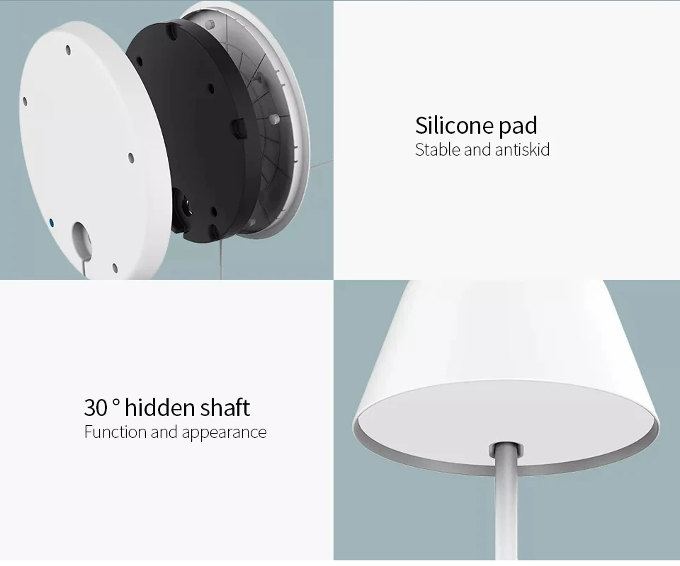 Conduziu a Lâmpada de Cabeceira Inteligente para o Quarto Carregamento sem Fio Yeelight Candeeiros Mesa Controle Remoto Regulável 10w Luz Ylct03yl 11 Luminárias de mesa