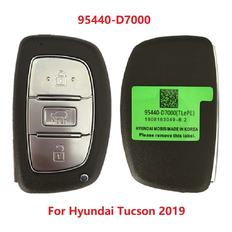 CN020131 Part Number 95440 D7000 For Hyundai Tucson 2019 Smart Remote Key Fob 3 Buttons 433 MHz