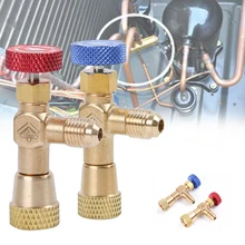 Vavels управление потоком аксессуары соединитель безопасности шланг прочный профессиональный Хладагент Зарядка инструмент ручка для R404A R407C